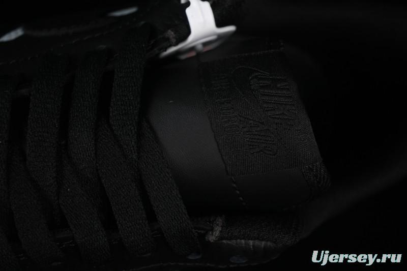 Nike Comme Des Garcons Air Force 1 Low Casual Sneakers with Full-Length Air Cushion - IB9949-001