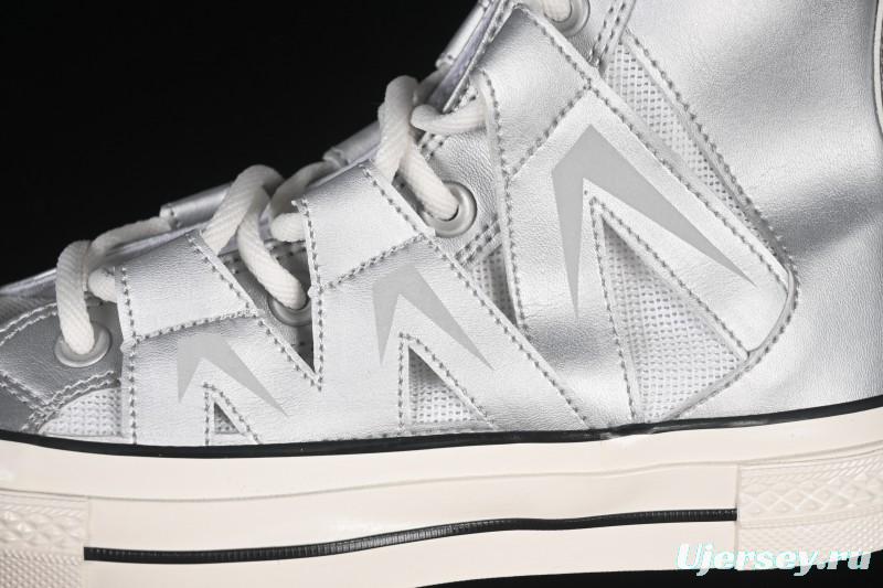 Converse Chuck 1970s Future Silver High-Top Casual Sneakers - A15187C