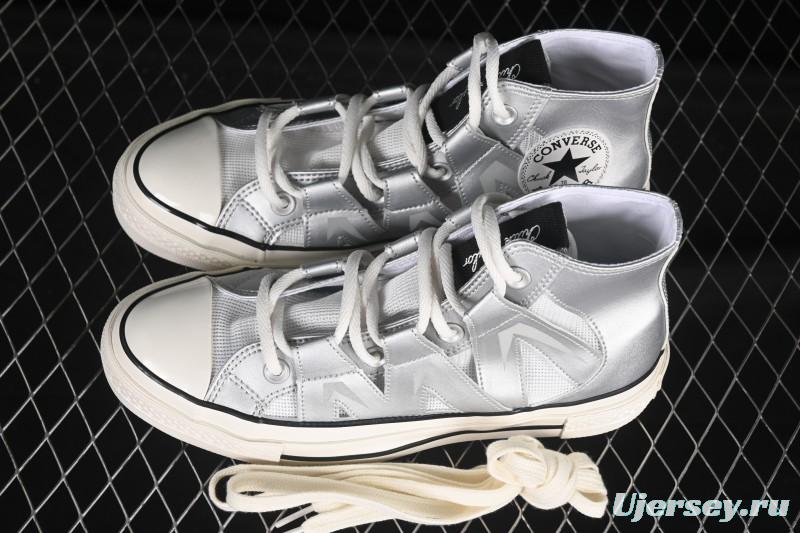 Converse Chuck 1970s Future Silver High-Top Casual Sneakers - A15187C