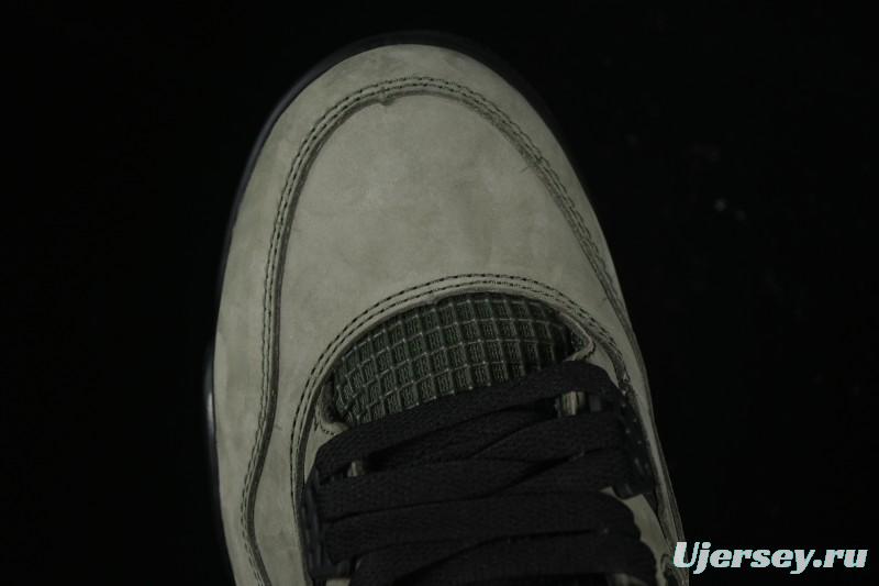 Nike Air Jordan 4 Retro OG Undefeated Collaboration Olive Green Suede - IB1519-200