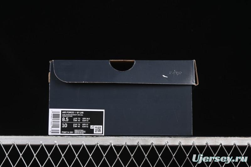 Nike Air Force 1'07 Low Casual Sneakers with Full-Length Air Cushion - FQ8714-201