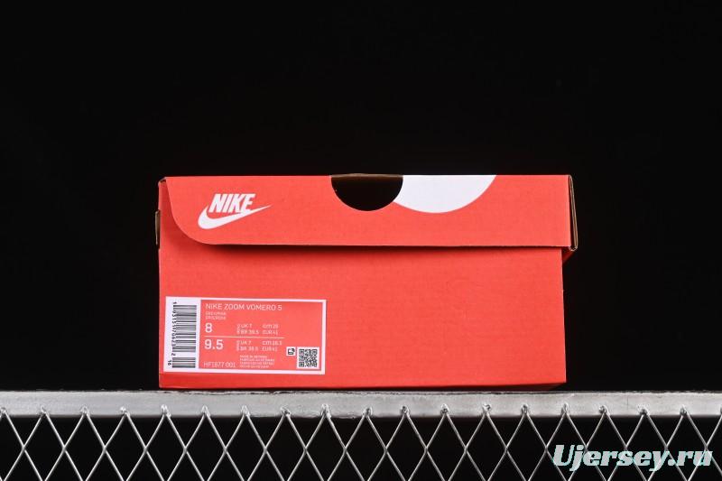 Nike Zoom Vomero 5 Retro Casual Running Shoes with Lightweight Cushioning - HF1877-001