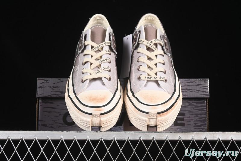 Converse Chuck 70 Low Feng Chen Wang Collaboration Deconstructed Canvas Sneakers - A15741C