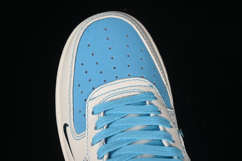 Nike Air Force 1 '07 Low Dior Collaboration Stone Blue Low-Top Casual Sneakers - KK1988-088