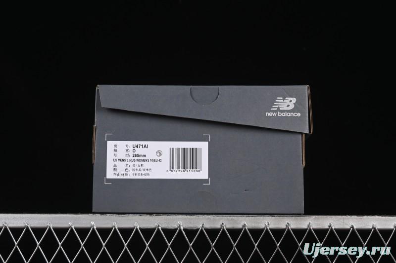 New Balance 471 Series Fabric and Split Leather Casual Lifestyle Shoes - U471AI