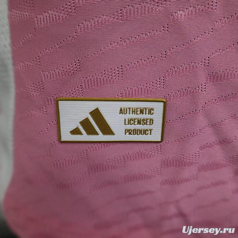 Player Version 2025 Argentina National Team Pink Training Jersey