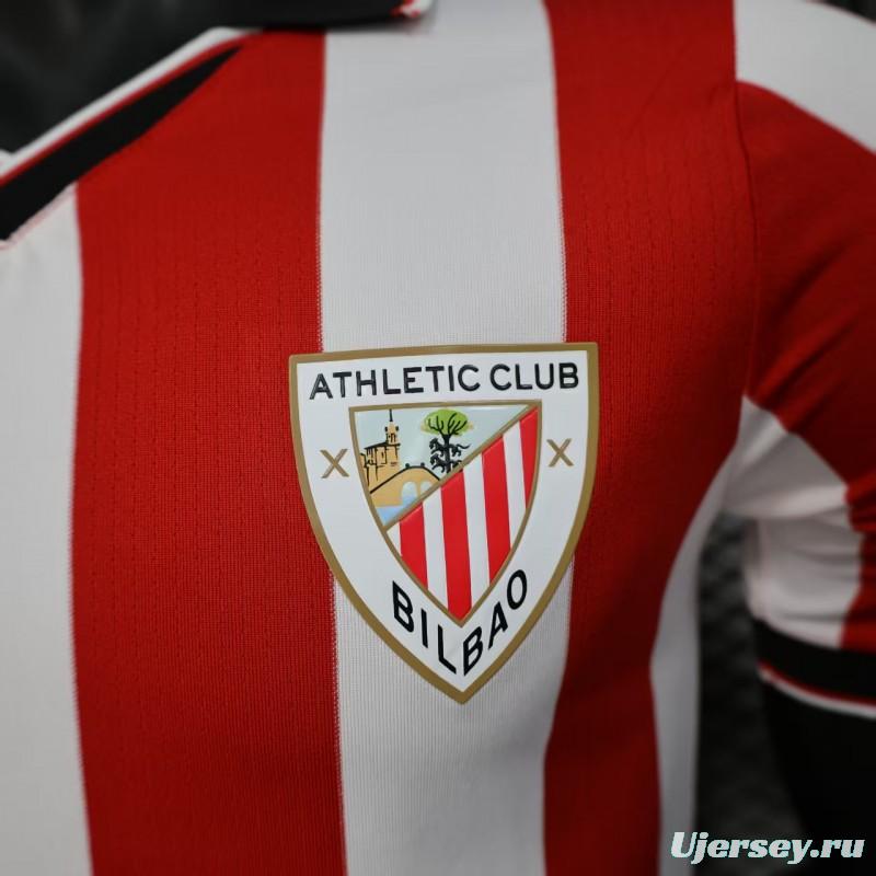 Player Version 25/26 Athletic Bilbao Home Jersey