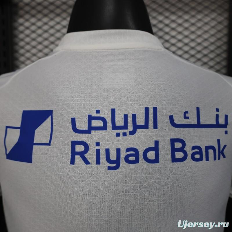Player Version 25/26 Al-Hilal Away WHITE Jersey