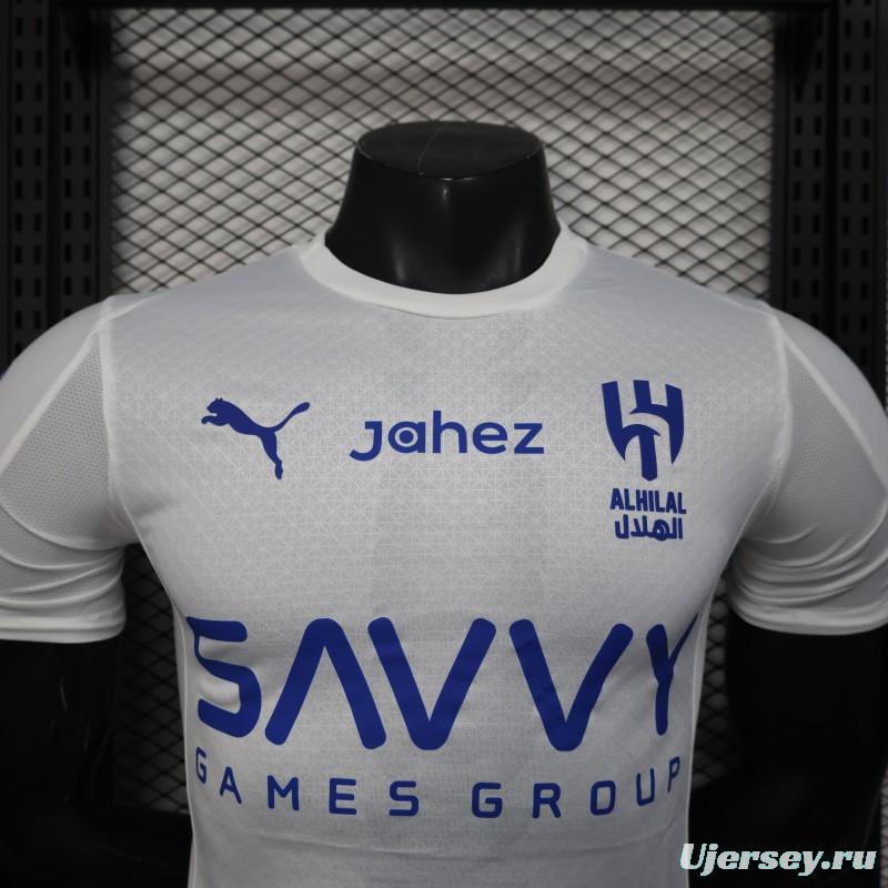 Player Version 25/26 Al-Hilal Away WHITE Jersey