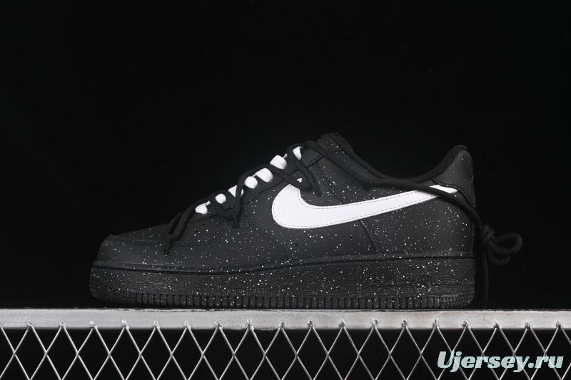 Nike Air Force 1'07 Low White Starry Splatter Casual Sneakers - ZH0316-090