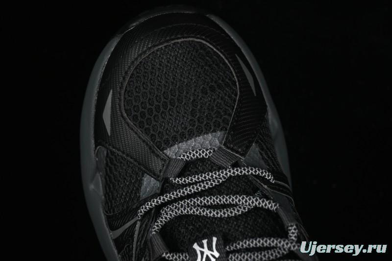 New York Yankees MLB Dome Runner Thick Sole Hollow Out Height Increasing Casual Running Shoes - 3ARND015N50BKS