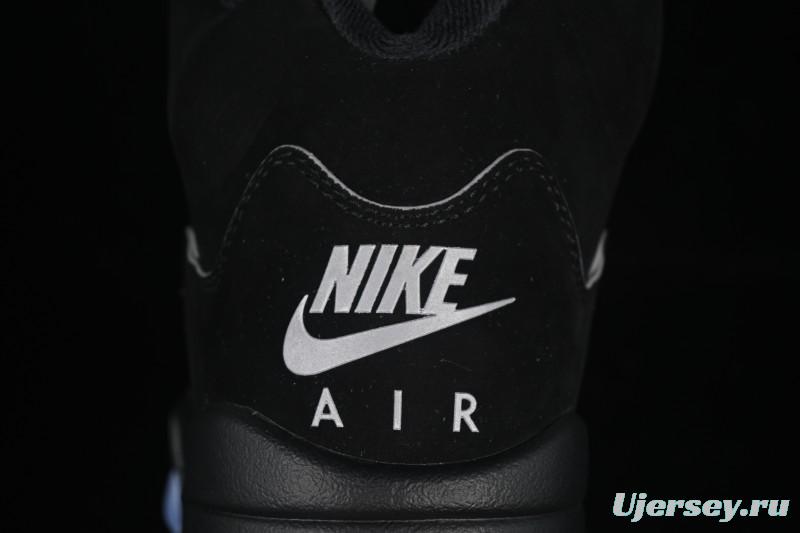 Nike Air Jordan 5 Black Metallic Reimagined Basketball Shoes HF3975-001