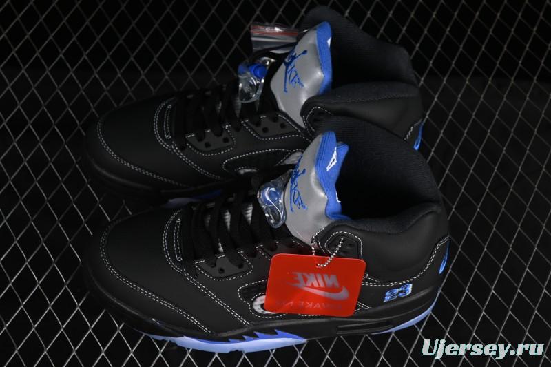Nike Awake NY x Air Jordan 5 Black Metallic Basketball Shoes - DV4982-004