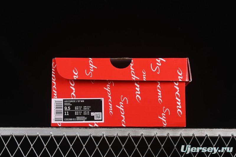 Nike Air Force 1 '07 Low Supreme Collaboration Versatile Beige Casual Sneakers - CS5288-011