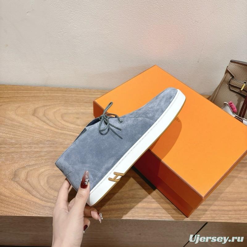 2025 Unisex H Grey Suede Boots AS00380