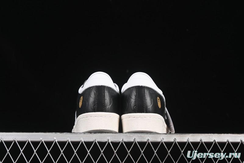 Adidas Bape Superstar Casual Sneakers with Shell Toe Design - JQ3666