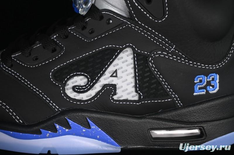 Nike Awake NY x Air Jordan 5 Black Metallic Basketball Shoes - DV4982-004