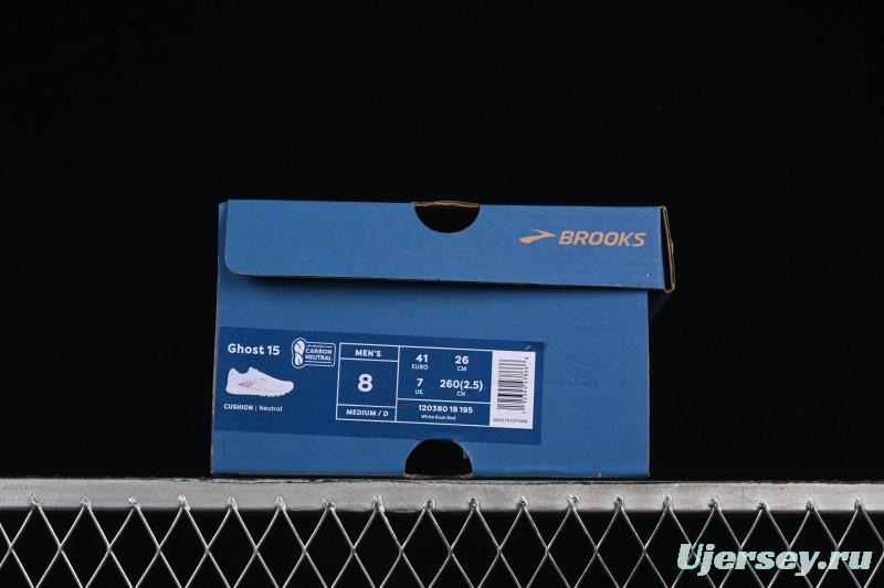 Brooks Ghost 15 Low-Cut Breathable Cushioned Support Casual Running Shoes - 1203801B195