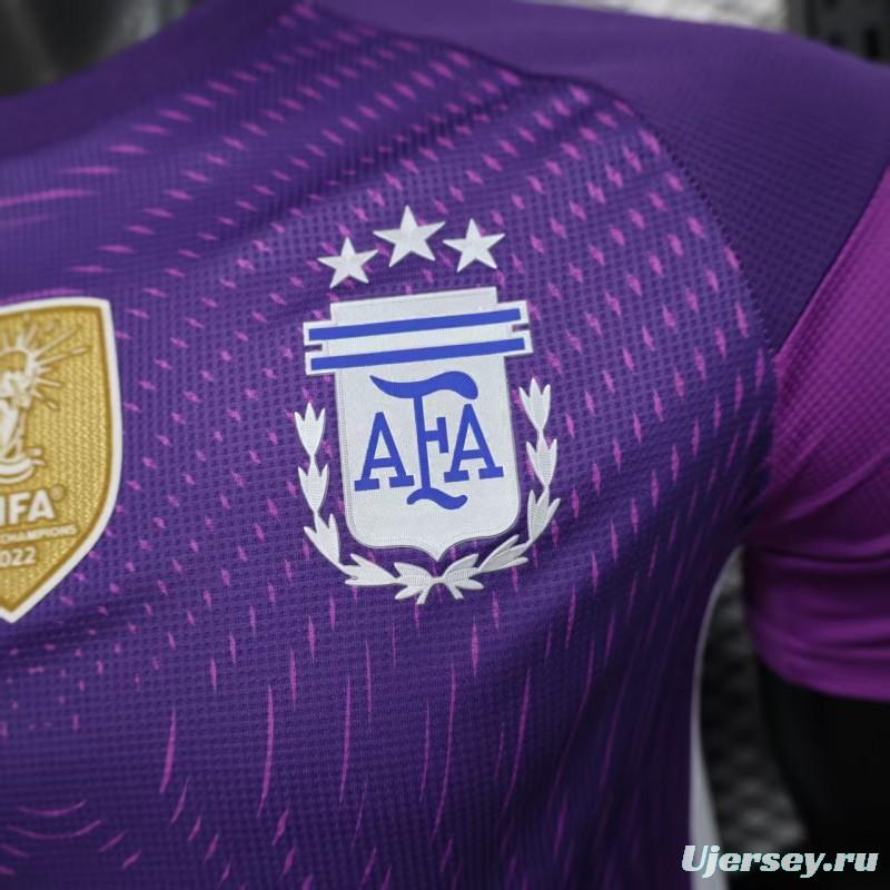 Player Version 2025 Argentina Purple Jersey
