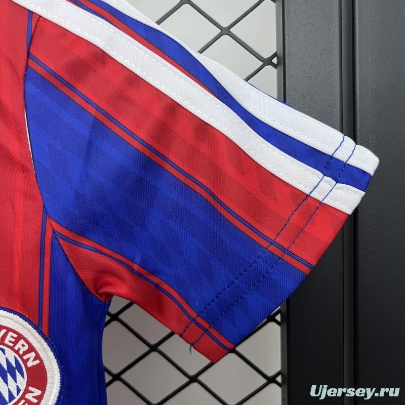 Retro 95/97 Kids Bayern Munich Home Size 16-28 Jersey
