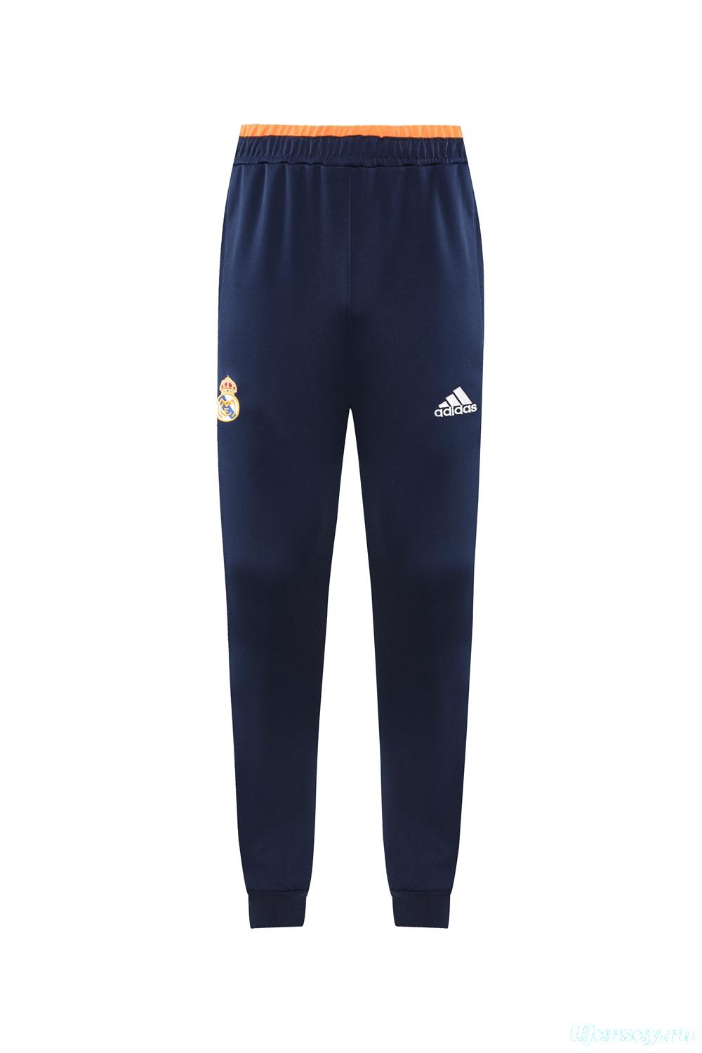 25/26 Real Madrid Navy Full Zipper Jacket +Long Pants