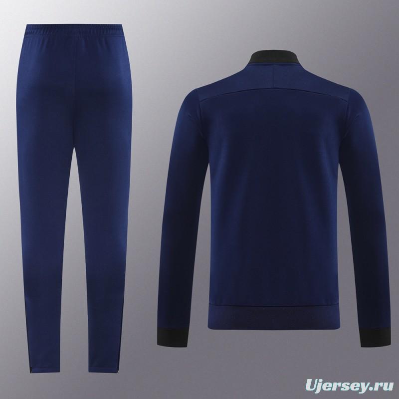 2025 NIKE Navy Full Zipper Jacket + Long Pants