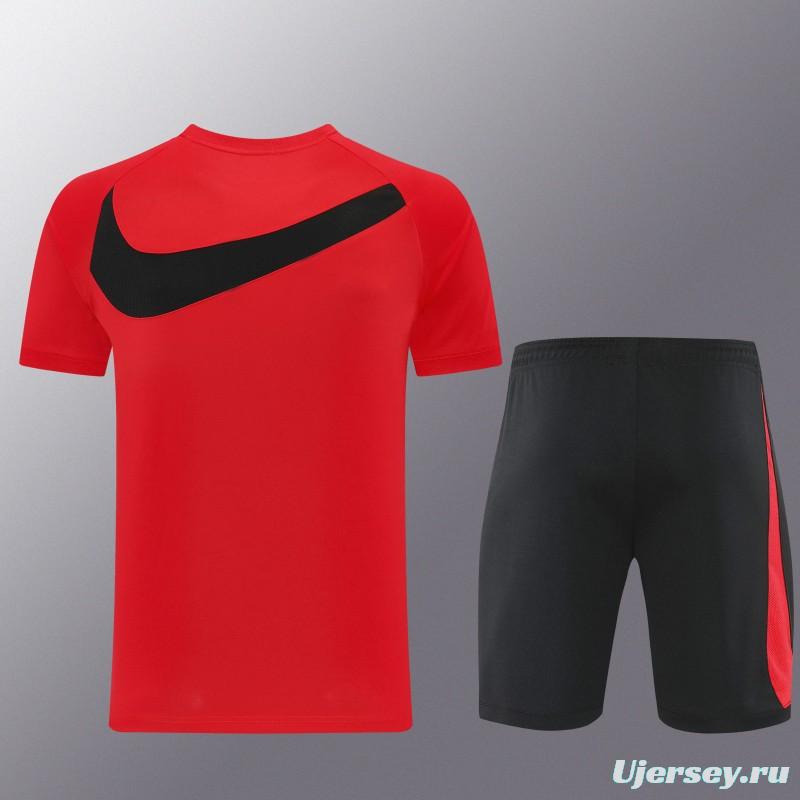 25/26 Nike Red Short Sleeve Jersey+Shorts