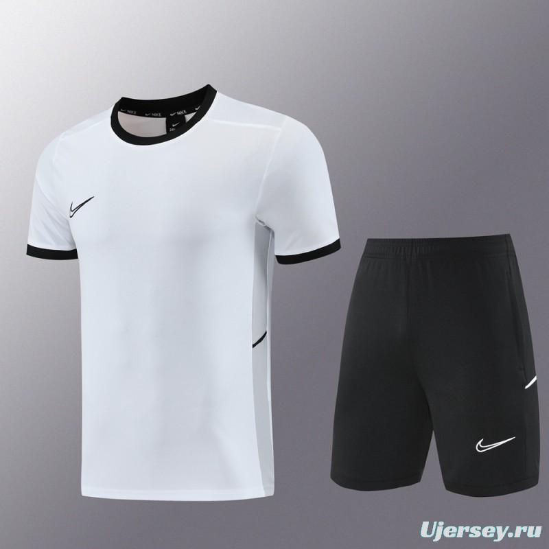 2025 NIKE White Short Sleeve Jersey + Shorts