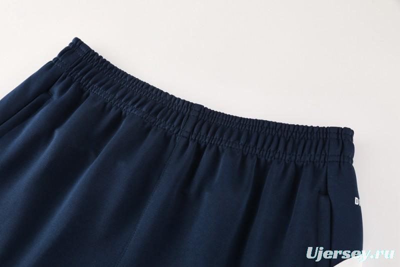 2025 Portugal Navy Full Zipper Jacket +Long Pants