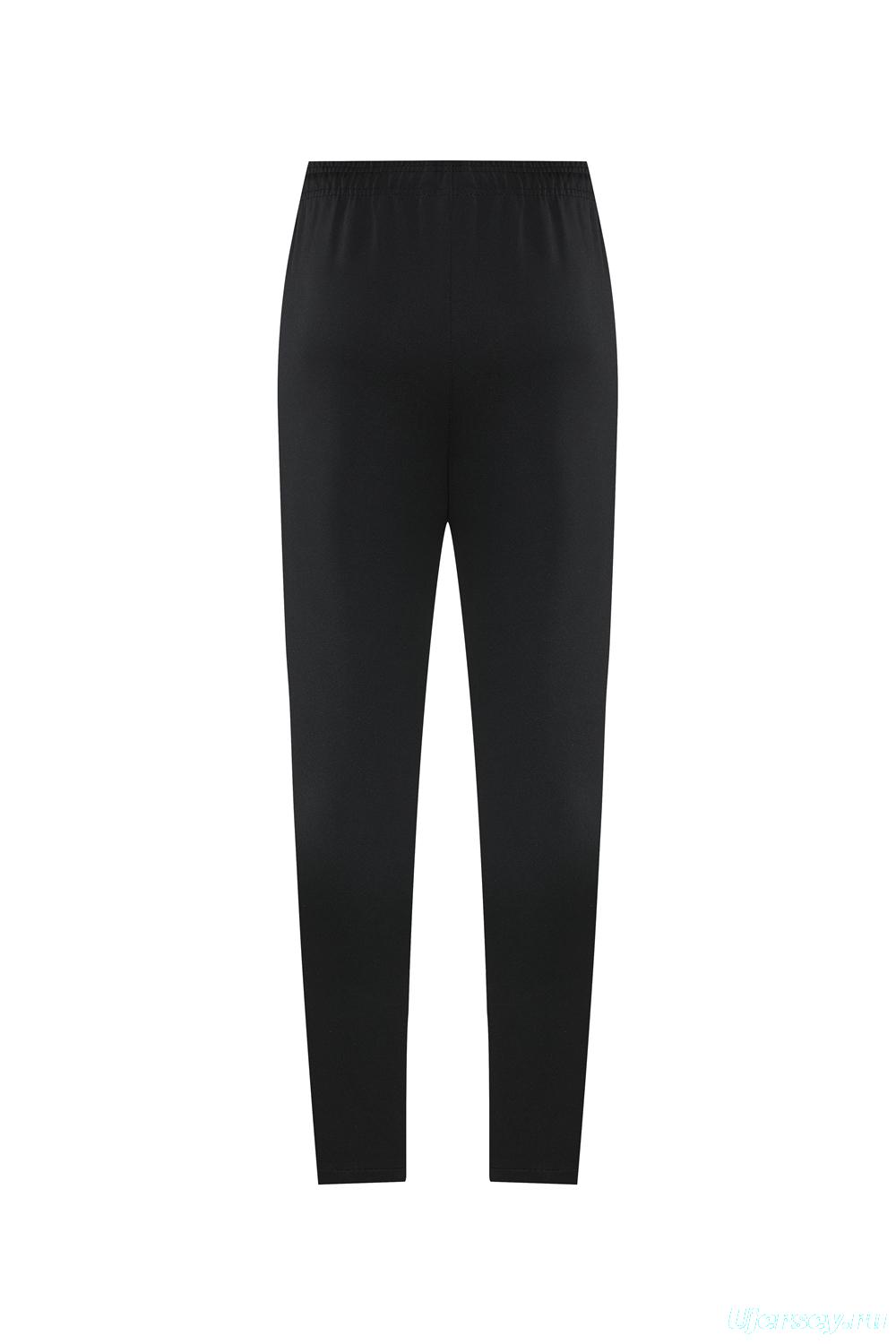 2025 Nike Grey/Black Full Hoodie Zipper Jacket +Long Pants