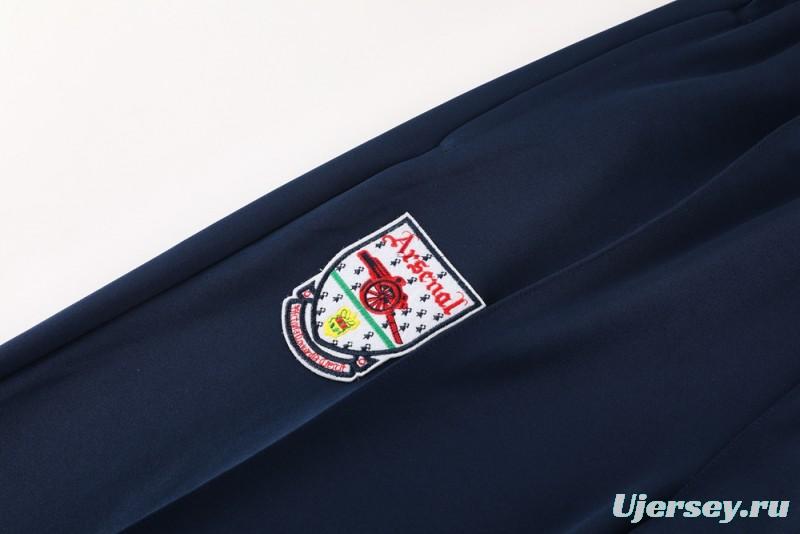 25/26 Arsenal Red/Navy Full Zipper Jacket +Long Pants