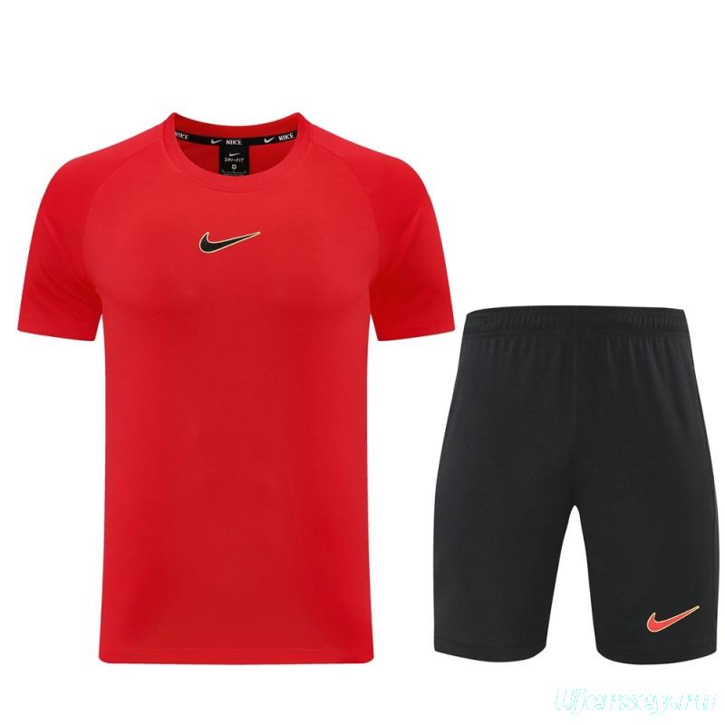 25/26 Nike Red Short Sleeve Jersey+Shorts