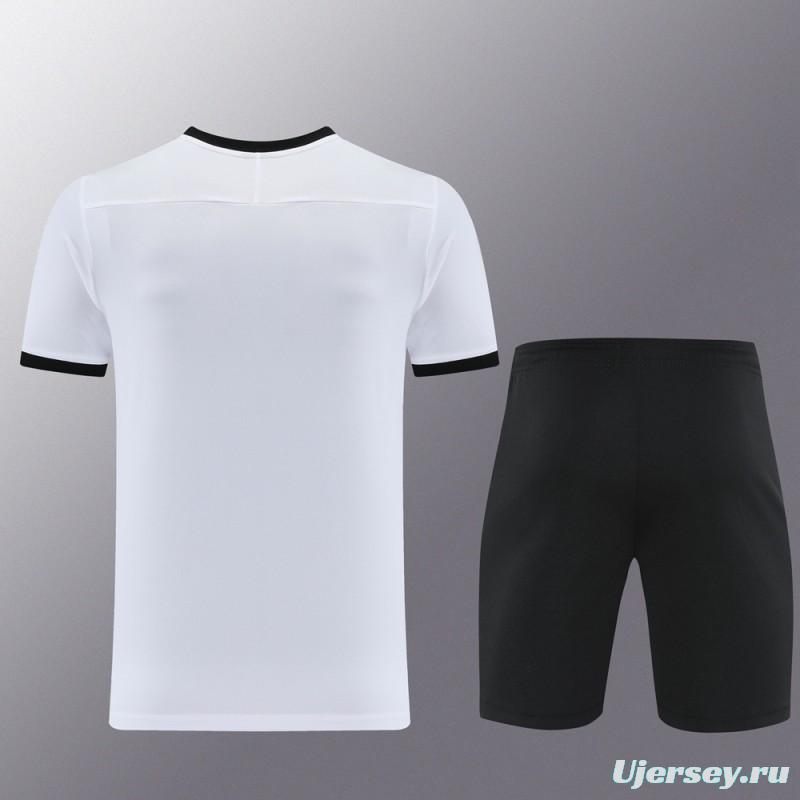 2025 NIKE White Short Sleeve Jersey + Shorts