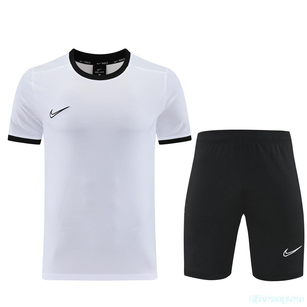 2025 NIKE White Short Sleeve Jersey + Shorts