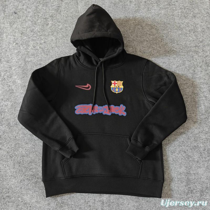 25/26 Barcelona Black Cactus Jack Hoodie -7 Colors