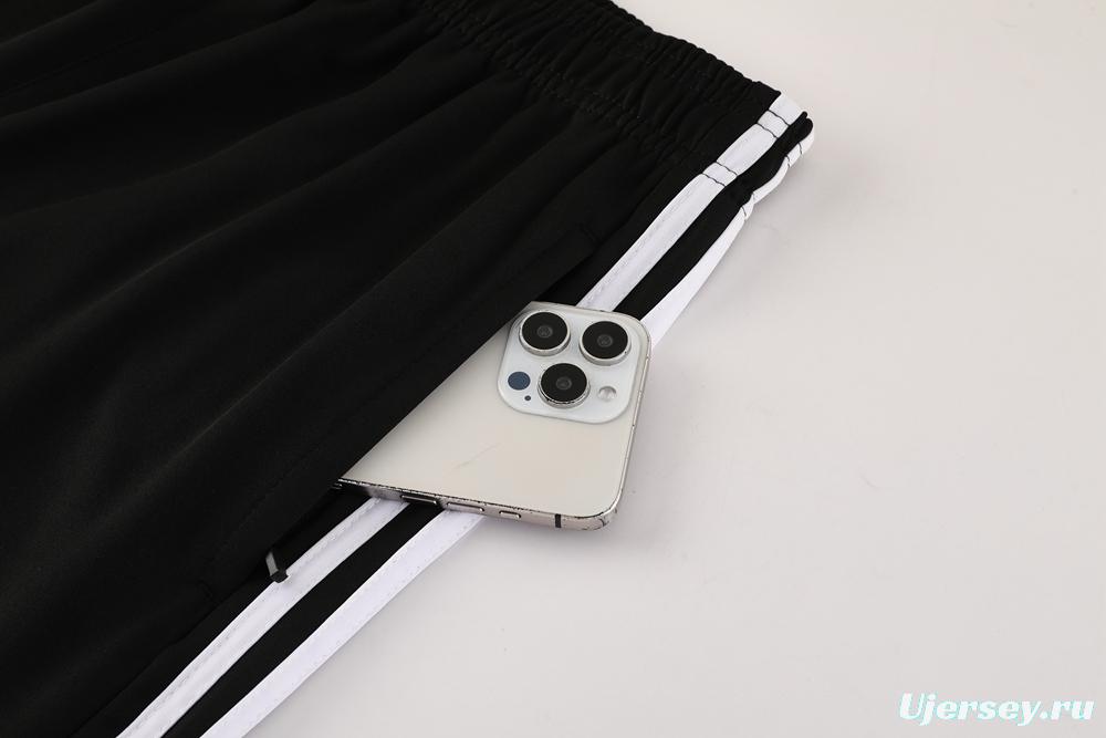 2025 Adidas Black Short Sleeve Jersey+Shorts