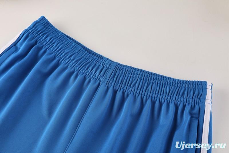 2025 Adidas Blue Short Sleeve Jersey+Shorts