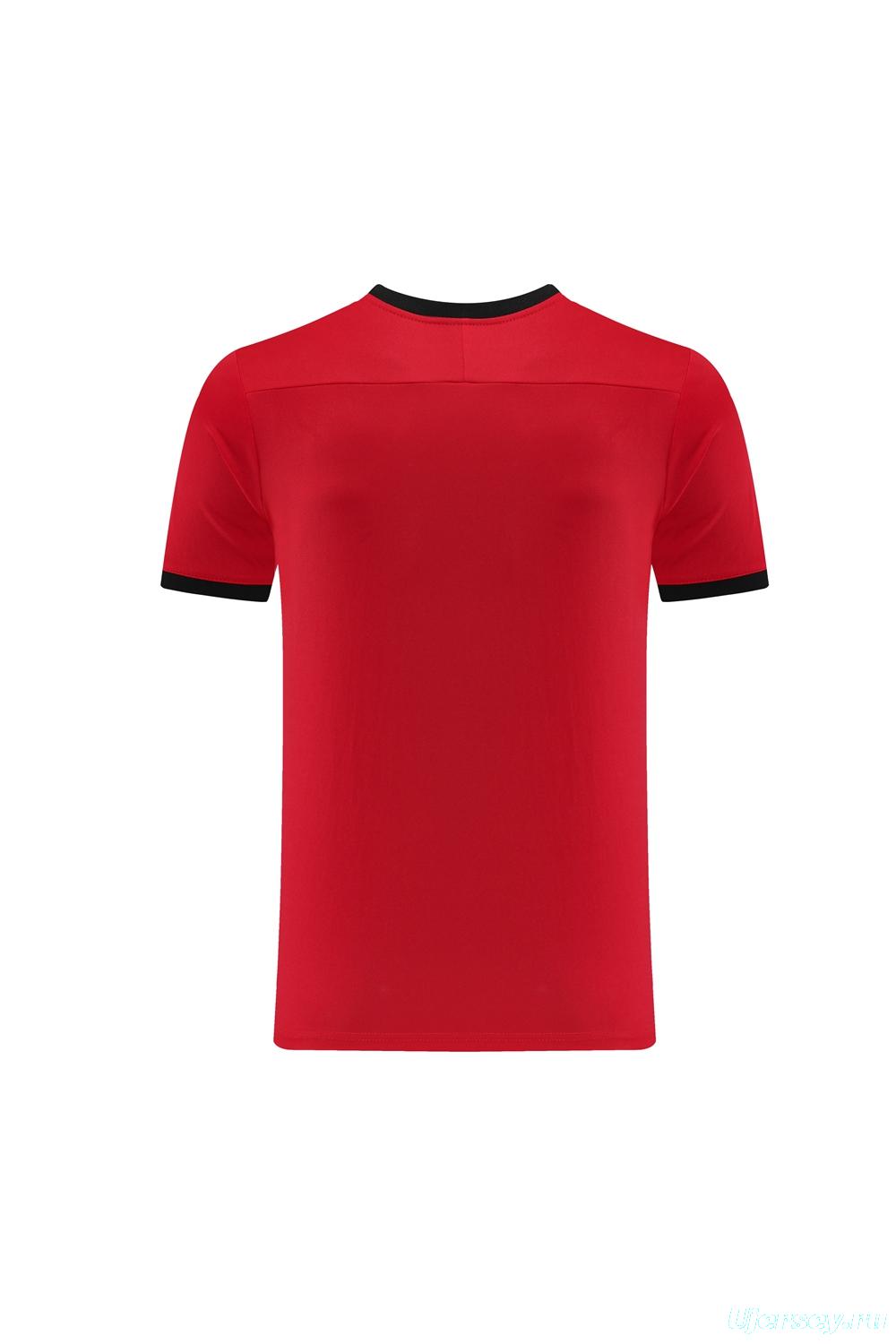 2025 NIKE Red Short Sleeve Jersey + Shorts