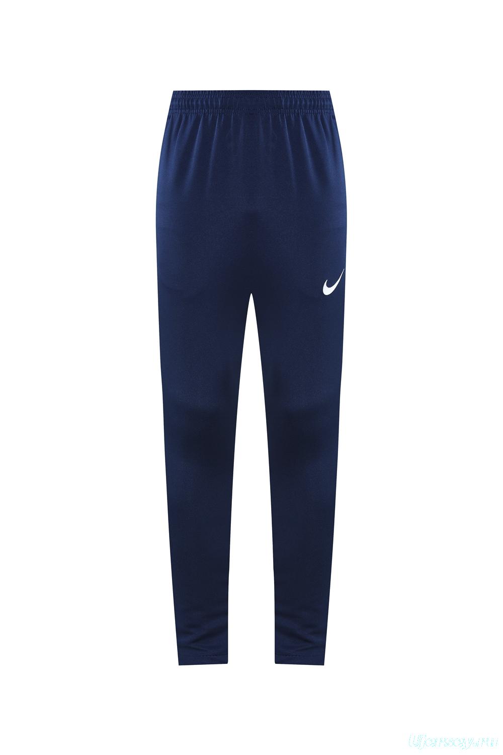 2025 Nike Blue/Black Full Hoodie Zipper Jacket +Long Pants
