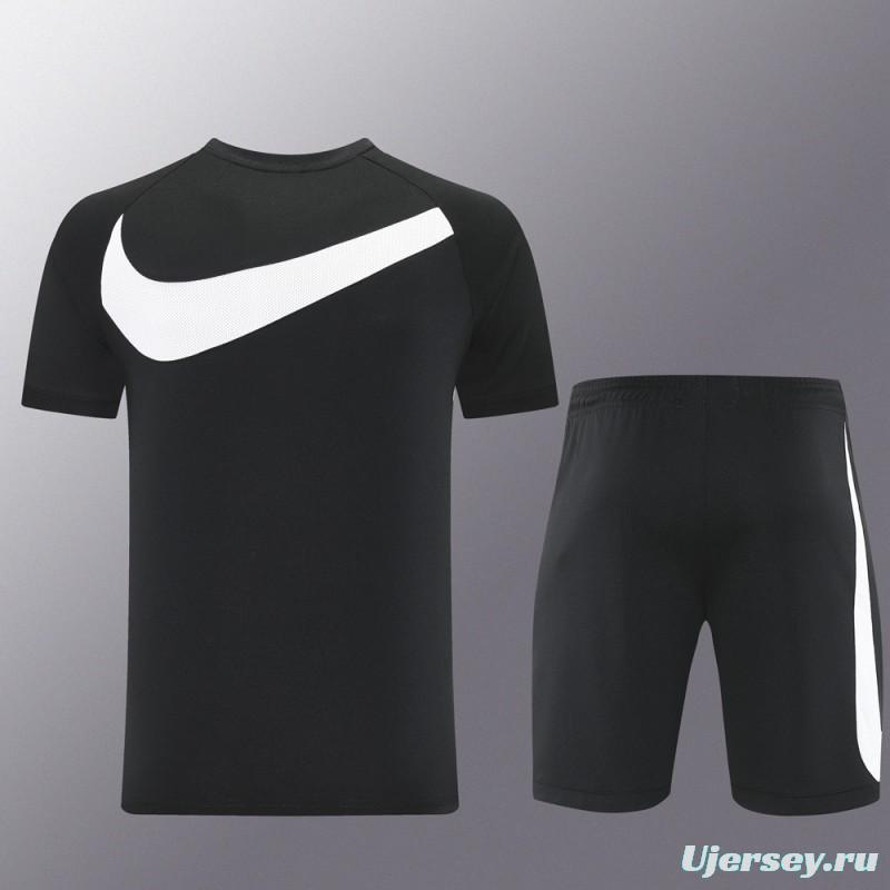 25/26 Nike Black Short Sleeve Jersey+Shorts