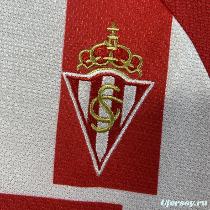 08/09 Retro Sporting Gijon Home Jersey