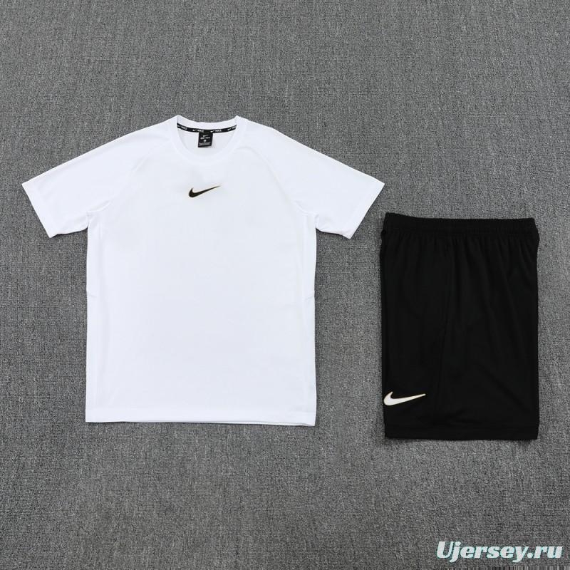 25/26 Nike White Short Sleeve Jersey+Shorts