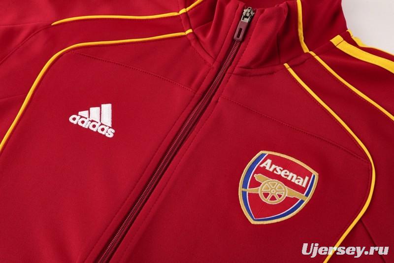 25/26 Arsenal Red Full Zipper Jacket +Long Pants