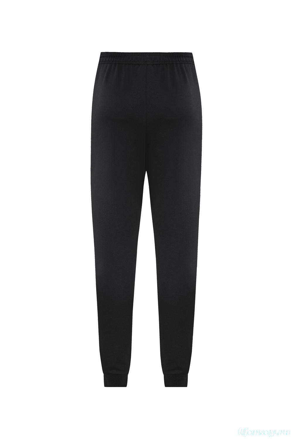 25/26 Manchester United Black Full Hoodie Zipper Jacket +Long Pants