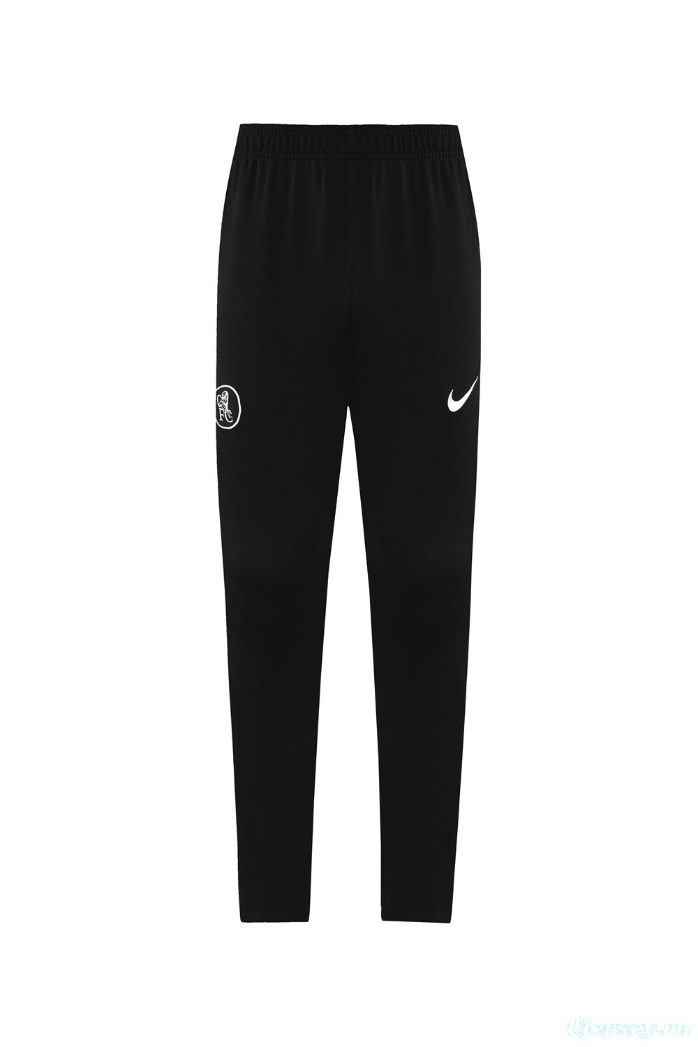 25/26 Chelsea Black/Blue Full Zipper Jacket +Long Pants