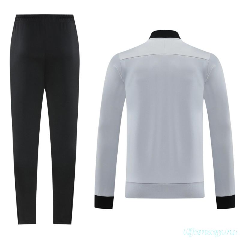 2025 NIKE Grey Full Zipper Jacket + Long Pants