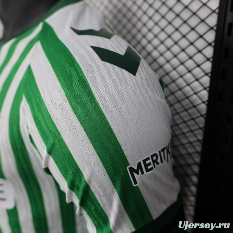 Player Version 25/26 Real Betis Home Jersey