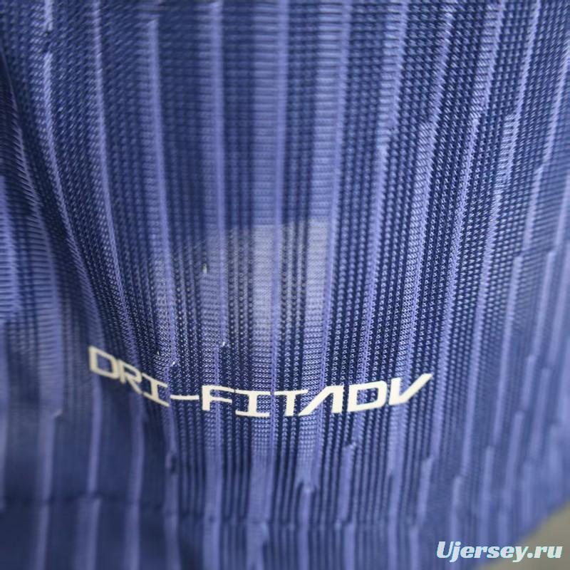 Player Version 25/26 Atletico Madrid Away Blue Long Sleeve Jersey