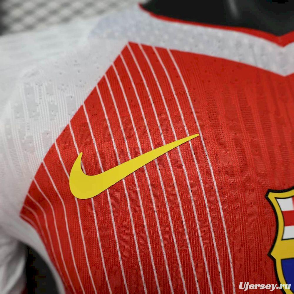 2025/26 Player Version Barcelona Orange Special Edition Jersey