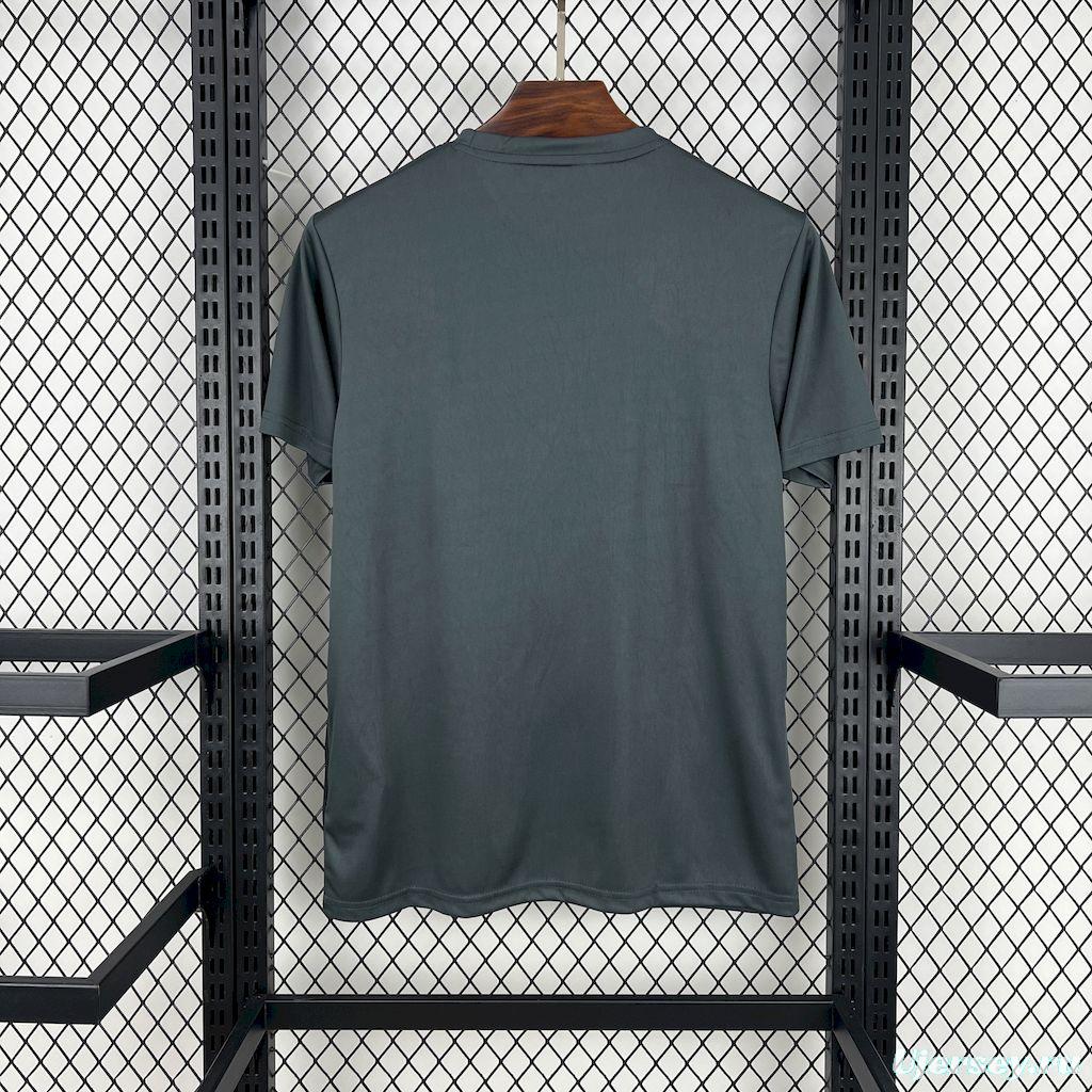 2025 NIKE Training Dark Grey with Abstract Paint Brush Pattern T-Shirt #1045